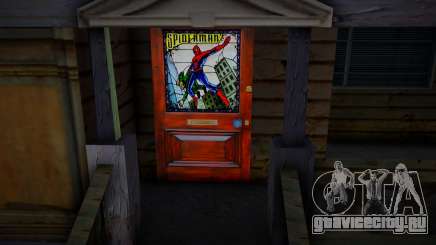 Stained Glass Door in CJ house для GTA San Andreas