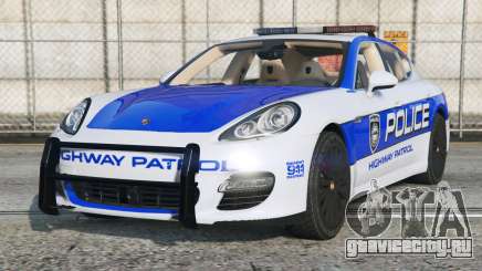 Porsche Panamera Turbo Police Hot Pursuit [Replace] для GTA 5