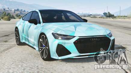 Audi RS 7 Sportback Medium Sky Blue для GTA 5