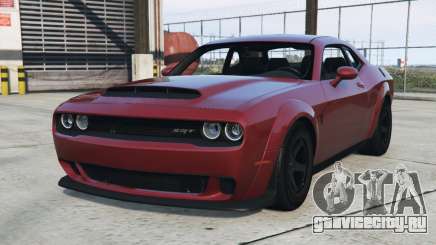 Dodge Challenger SRT Demon Cherrywood [Add-On] для GTA 5