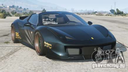 Ferrari 458 Spider Liberty Walk Dark Slate Gray [Add-On] для GTA 5