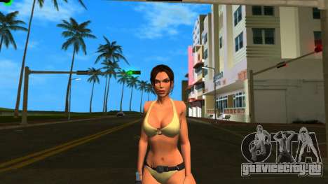 Lara Croft Yellow Bikini для GTA Vice City