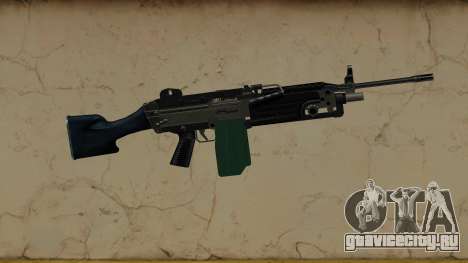 Advanced MG (M249 SAW) from GTA IV TBoGT для GTA Vice City