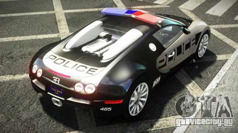 Bugatti Veyron Police V1.1 для GTA 4