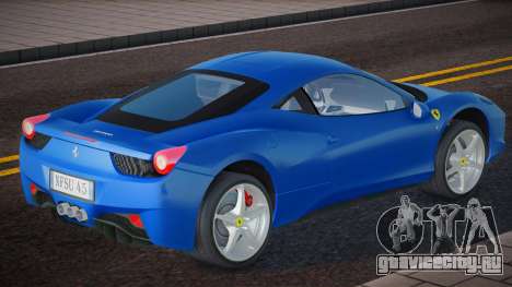 2011 Ferrari 458 Italia для GTA San Andreas