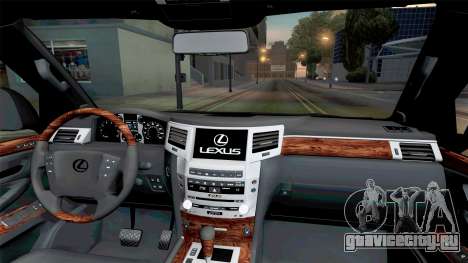 Lexus LX 570 (URJ200) для GTA San Andreas