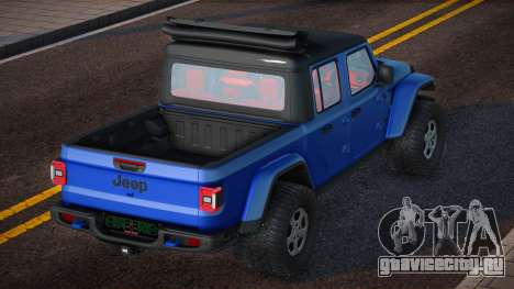 Jeep Gladiator Rubicon 2021 Blue для GTA San Andreas