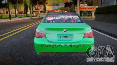 BMW M5 E60 Green для GTA San Andreas