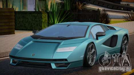 Lamborghini Countach 2022 EV для GTA San Andreas