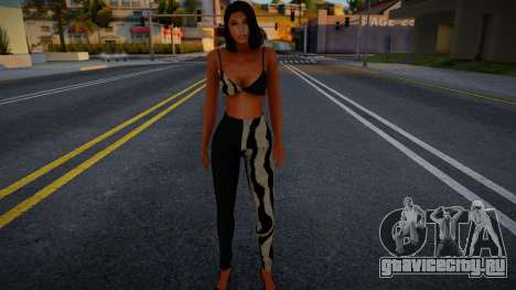 Sexy Brunette Girl v1 для GTA San Andreas