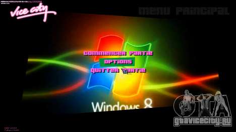 Win 8 load screen для GTA Vice City