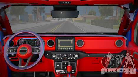 Jeep Gladiator Rubicon 2021 Blue для GTA San Andreas