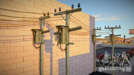 Poste electrico by dm loquendo (electric pole) для GTA San Andreas
