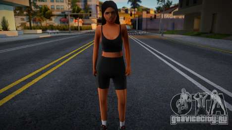 Black Outfit Girl для GTA San Andreas