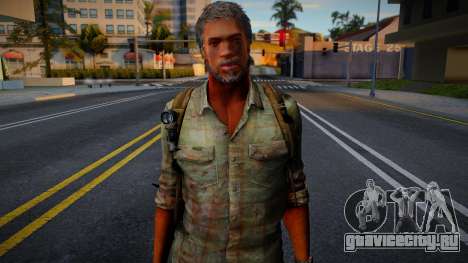 CJ HD con ropa de Joel de The Last Of Us 2 для GTA San Andreas