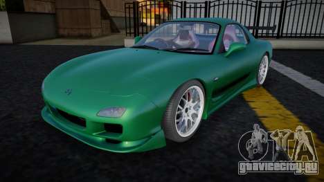 Mazda RX-7 Green для GTA San Andreas