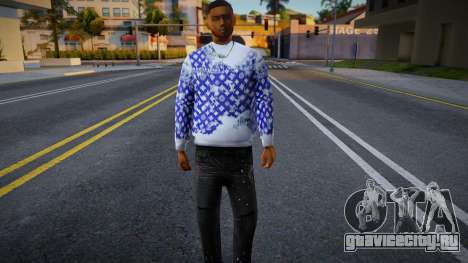 Skin white outfit man для GTA San Andreas