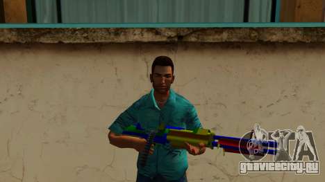Comic M60 Gun для GTA Vice City