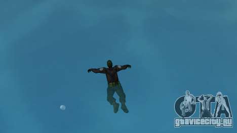 Возможность плавать c новой анимацией для GTA Vice City