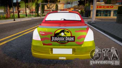 Jurassic Park Suzuki Swift Dzire для GTA San Andreas