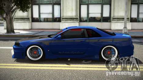 Nissan Skyline R34 G-Racing для GTA 4