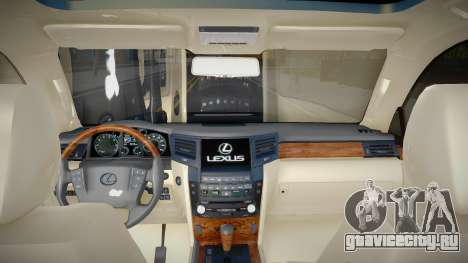 Lexus LX 570 INVADER Black для GTA San Andreas