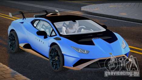 Lamborghini Huracan STO 2021 Blue для GTA San Andreas
