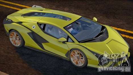 Lamborghini Sian Yellow для GTA San Andreas