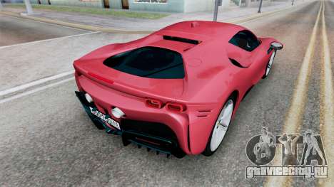 Ferrari SF90 Stradale (F173) Brick Red для GTA San Andreas