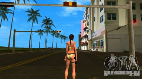 Lara Croft Yellow Bikini для GTA Vice City