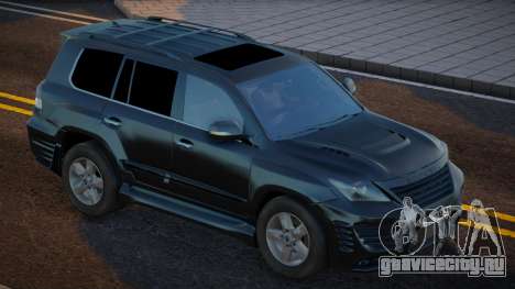 Lexus LX 570 INVADER Black для GTA San Andreas