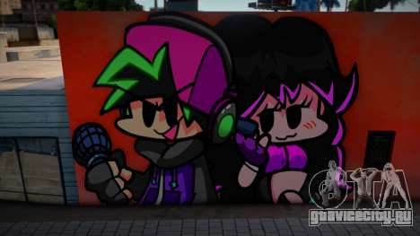 Mural Neo Boyfriend And Neo Girlfriend для GTA San Andreas
