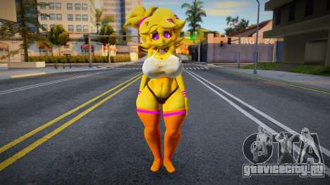 Chica The Chicken FNAF Normal Face для GTA San Andreas
