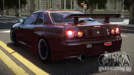 Nissan Skyline R34 GT-R XR для GTA 4