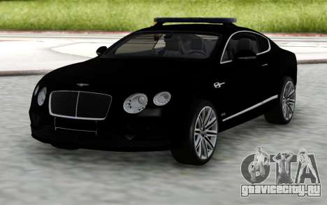 Bentley Continental Police для GTA San Andreas