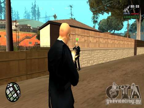 Agent 17 from Hitman 2:Silent Assassin для GTA San Andreas