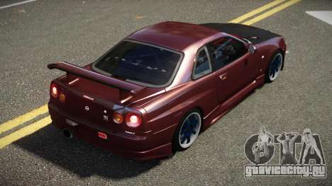 Nissan Skyline R34 GT-R XR для GTA 4