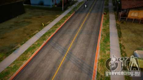 Дороги с трещинами и заплатками для GTA San Andreas