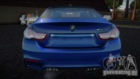 BMW M4 Blue для GTA San Andreas