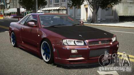 Nissan Skyline R34 GT-R XR для GTA 4