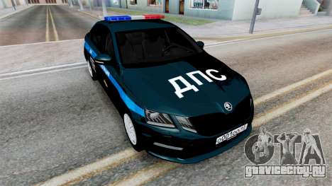 Skoda Octavia Police Black для GTA San Andreas