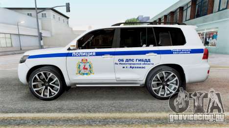 Toyota Land Cruiser 200 Police для GTA San Andreas