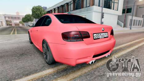 BMW M3 (E92) Tulip для GTA San Andreas