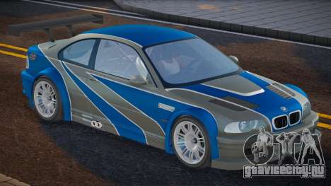 BMW M3 GTR E46 NFS MW для GTA San Andreas