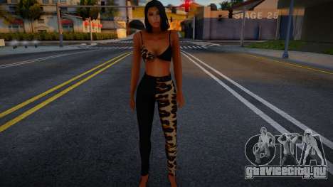 Sexy Brunette Girl v3 для GTA San Andreas