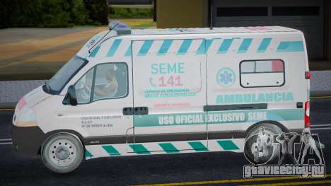 Renault Master Seme Ambulancia Paraguay V2 для GTA San Andreas