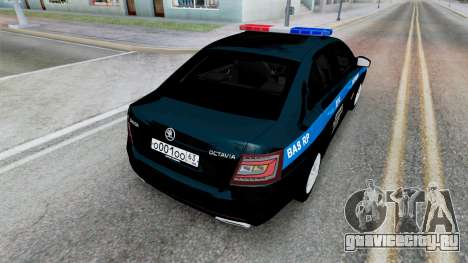 Skoda Octavia Police Black для GTA San Andreas