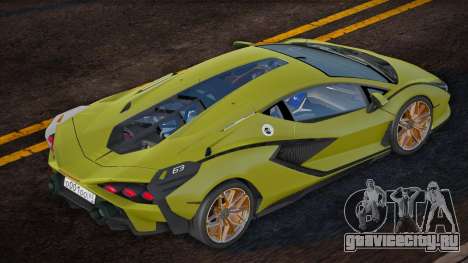 Lamborghini Sian Yellow для GTA San Andreas