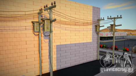 Poste electrico by dm loquendo (electric pole) для GTA San Andreas