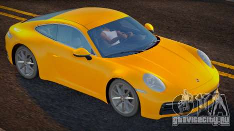Porsche 911 Carrera S Yellow для GTA San Andreas